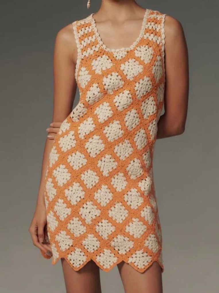Nwt - Anthropologie Maeve Sleeveless Crochet Mini Dress